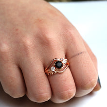 Load image into Gallery viewer, Ring "Black Stone"