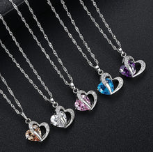 Load image into Gallery viewer, Luxury Heart Shaped Crystal Necklace
