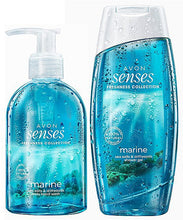 Load image into Gallery viewer, Avon Senses Freshness Collection Marine Peppermint & Sea Salt & Driftwoods Shower Gel - 250ml