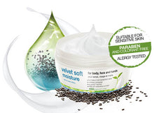 Load image into Gallery viewer, Avon Nutra Effects Velvet Soft Moisture with Chia Seed Body & Face & Hands Cream - 200ml