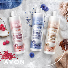 Load image into Gallery viewer, Avon Senses Moon Milk Collection Irresistible Coconut Milk & Raspberry Rich Shower Crème