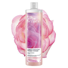 Load image into Gallery viewer, Avon Senses L'Amour Sunrise Rose &amp; Amber Shower Cream - 500ml
