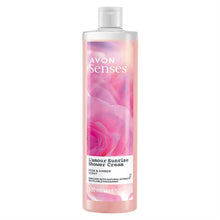 Load image into Gallery viewer, Avon Senses L'Amour Sunrise Rose &amp; Amber Shower Cream - 500ml
