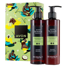 Load image into Gallery viewer, Avon Senses Essence Lemongrass &amp; Coconut Gift Set
