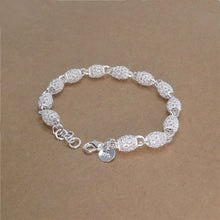 Load image into Gallery viewer, Silver Plated Bracelet Chain Bracelet
