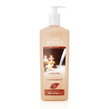 Load image into Gallery viewer, Avon Senses Pampering Divine Time Vanilla &amp; Sandalwood Shower Crème XXL - 720ml
