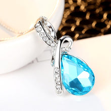 Load image into Gallery viewer, Pendant Necklace Chain "Crystal Drop"
