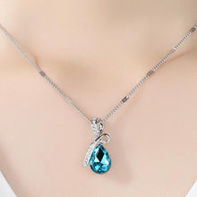 Load image into Gallery viewer, Pendant Necklace Chain "Crystal Drop"

